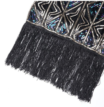 Vintage 20-As Évek Gatsby Hosszú Arany Ruha