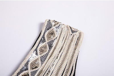 Vintage 20-As Évek Középhosszú Ruha