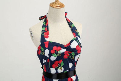 Vintage Cseresznye Ruha