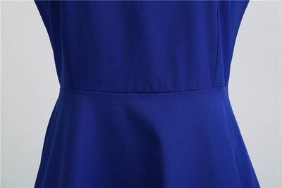 Vintage Kék Csipke Ruha