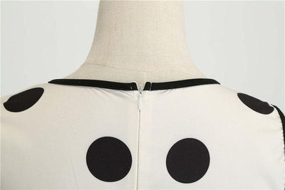 Fekete-Fehér 50-Es Évek Ruha