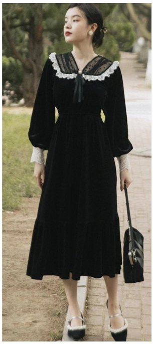 Fekete Szüreti 40-Es Évekbeli Out-Fit Ruha