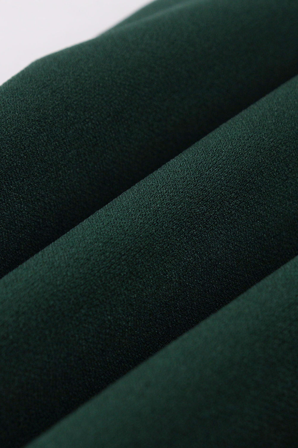 Sötétzöld Ruha Vintage Fodrokkal