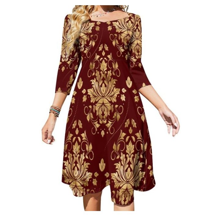 70-Es Évek Retro Rövid Ruha