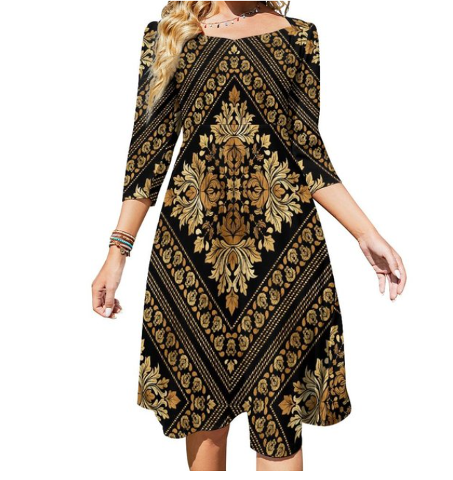 Rövid 70-Es Évek Nyomott Ruha