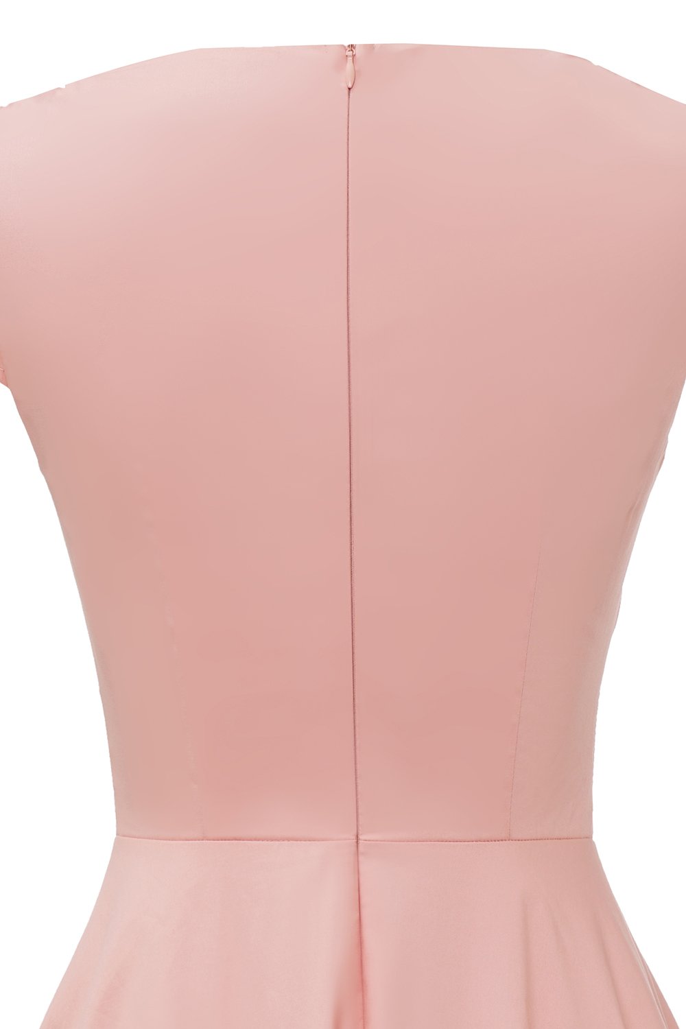 Rózsaszín Vintage Ruha Sweetheart Nyakkal