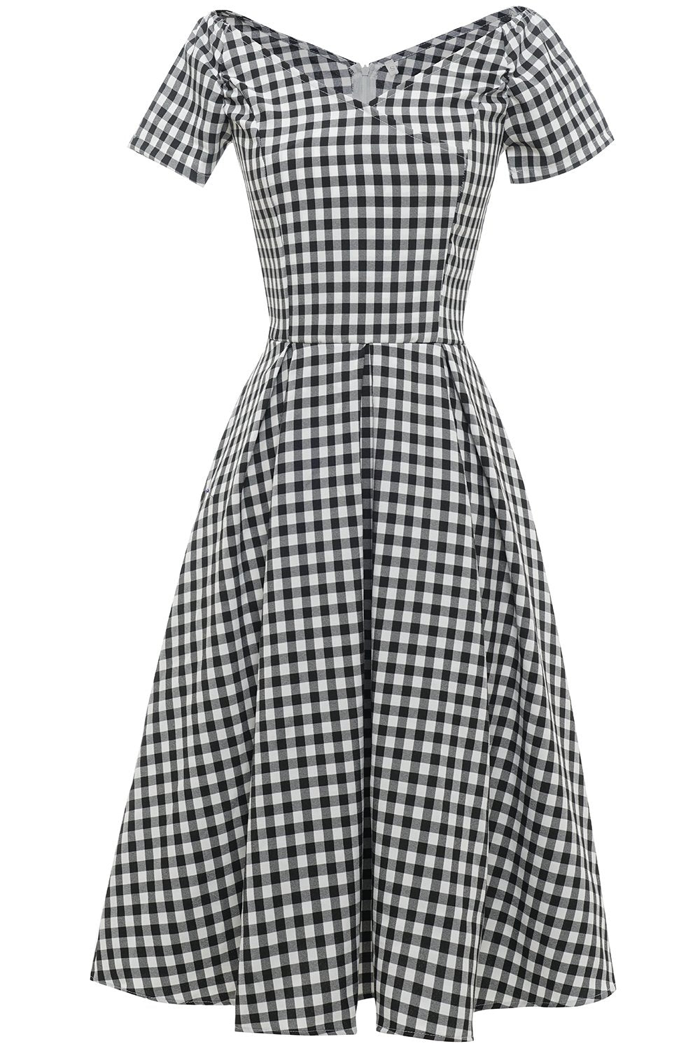 Vintage Check Midi Ruha