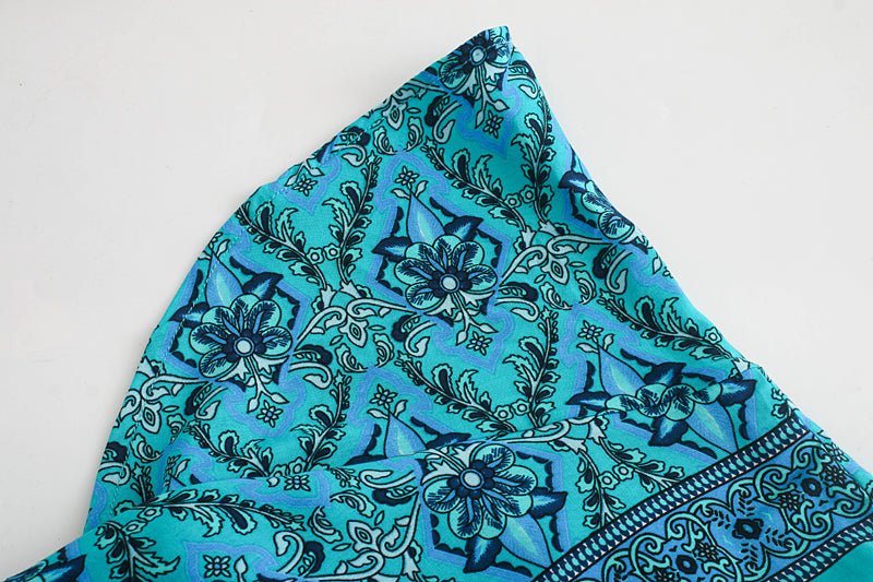 Elegáns 70-Es Évekbeli Türkizkék Ruha