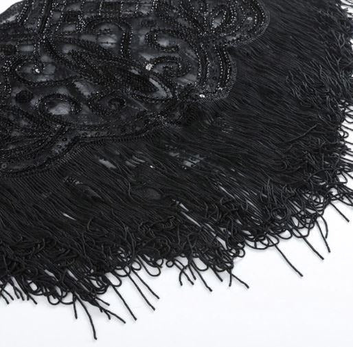 Fekete Gatsby Kendő