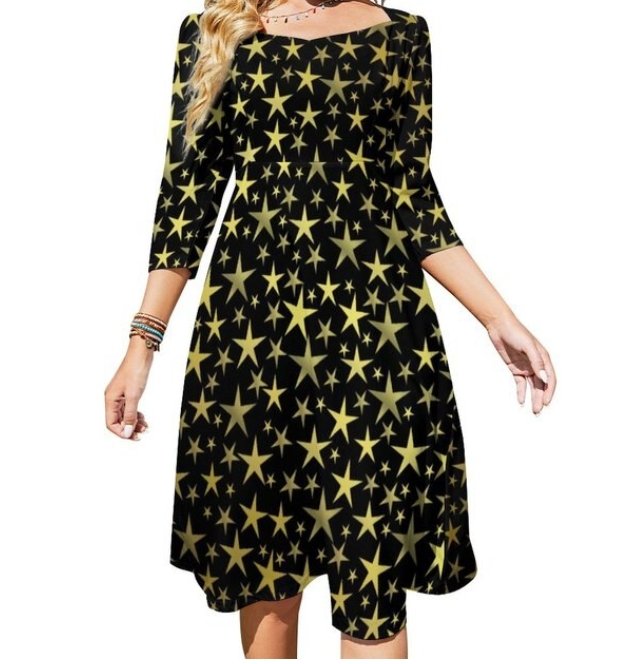 70-Es Évek Vintage Elegáns Női Ruha