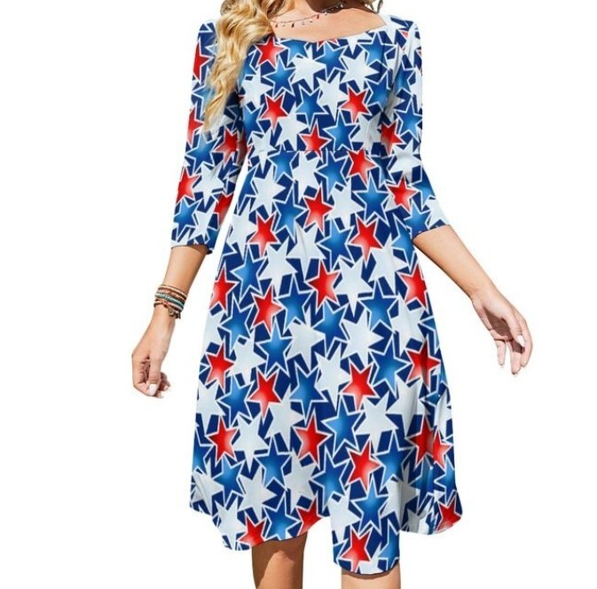 Női 70-Es Évek Vintage Konfetti Ruha