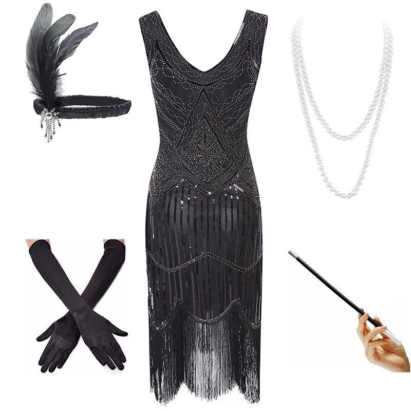 20-As Évek Vintage Ezüst Ruha