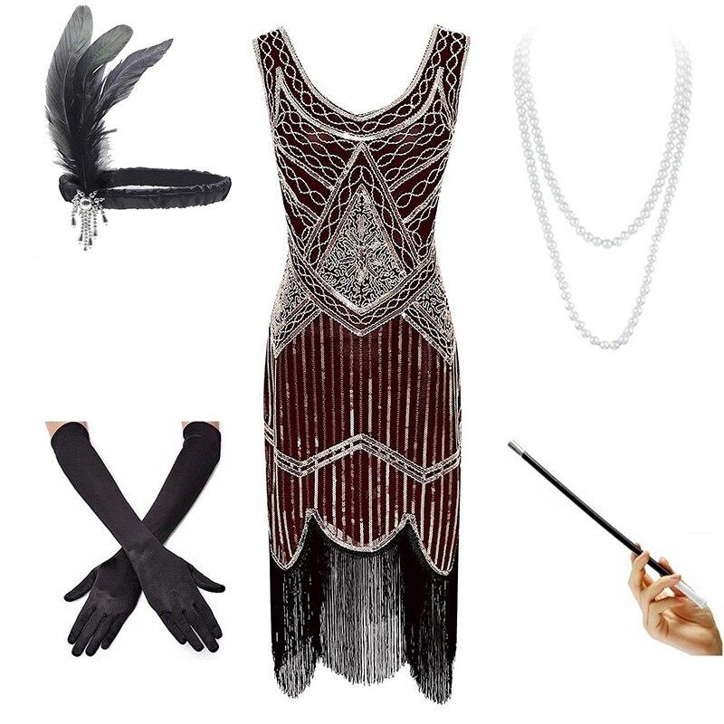 20-As Évek Vintage Bordó Ruha