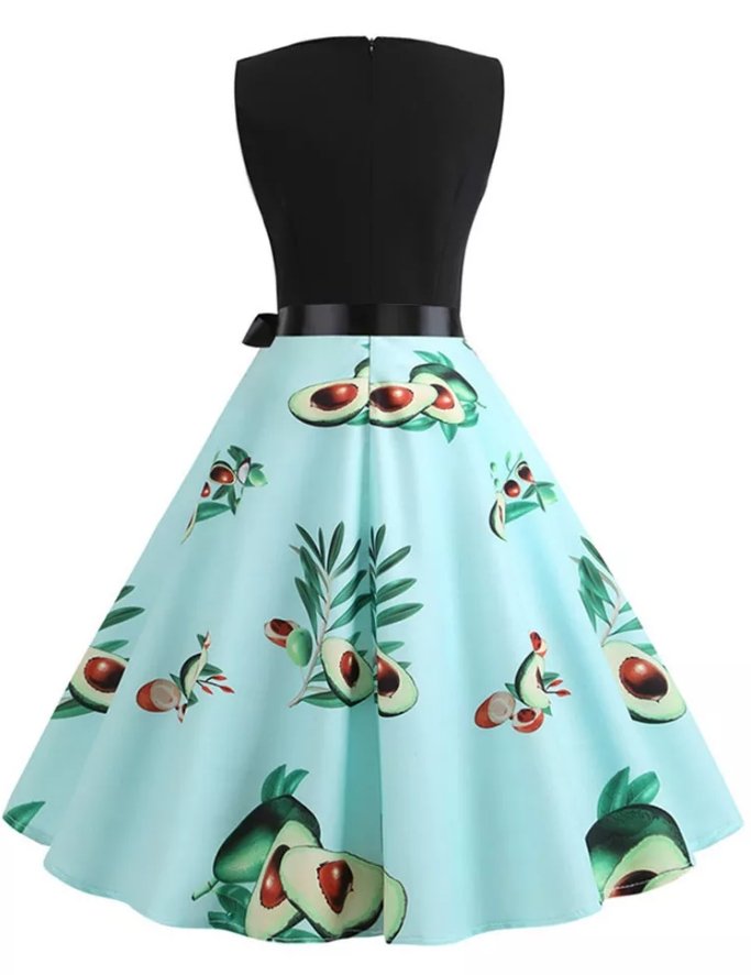 Pasztellkék 50-Es Évek Ruha