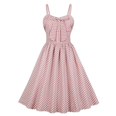 50-Es Évek Gingham Ruha