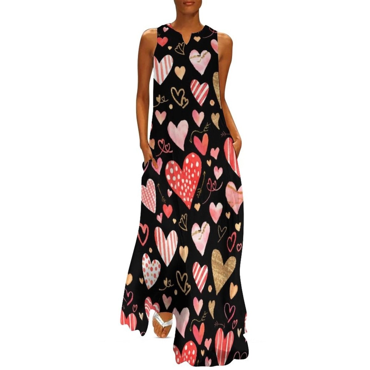 70-Es Évek Elegáns Művészeti Ruha