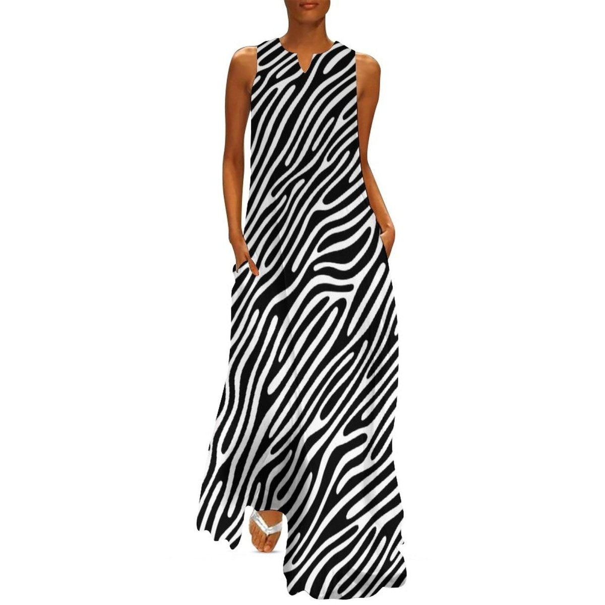70-Es Évek Vintage Zebra Ruha
