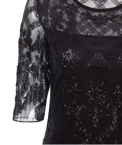 Vintage Fekete 20-As Évek Ruha