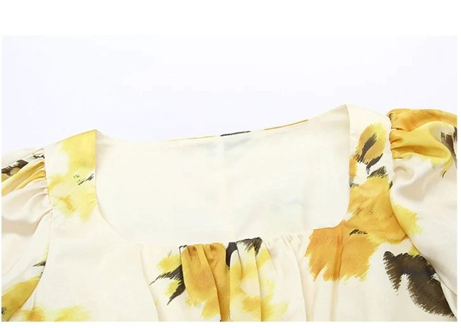 40-Es Évek Sárga Százszorszép Ruha