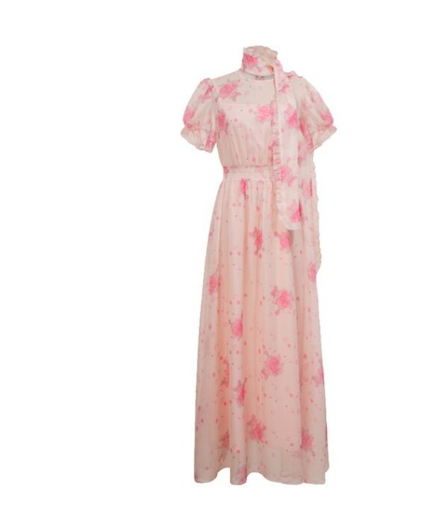 40-Es Évek Vintage Ruha Halvány Korall