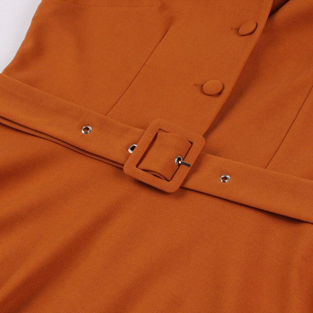 Narancssárga 50-Es Évek Ruha