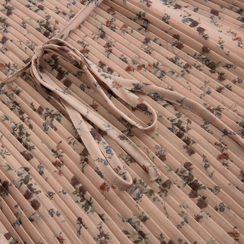 Vintage Virágos Ünnepi Ruha