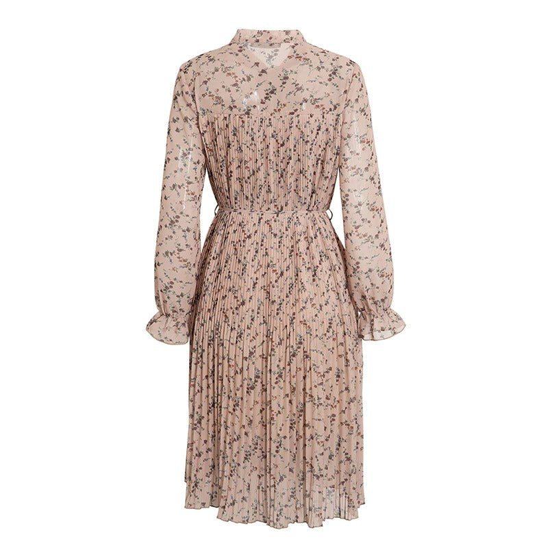 Vintage Virágos Ünnepi Ruha