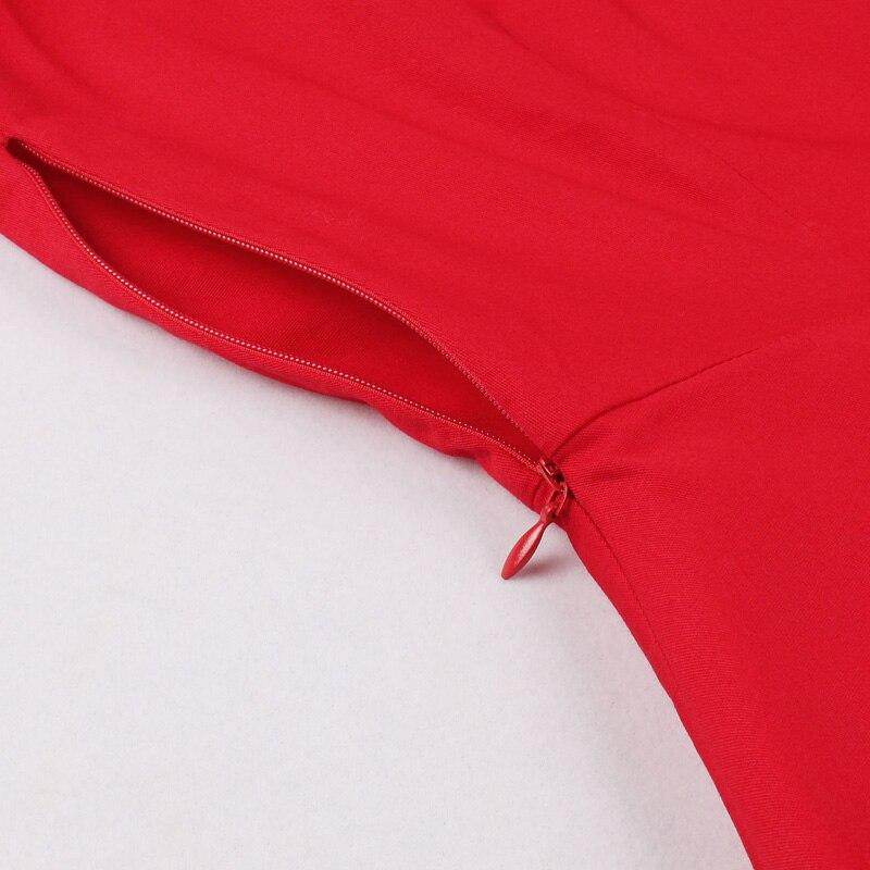 Vintage Rockabilly Piros Estélyi Ruha