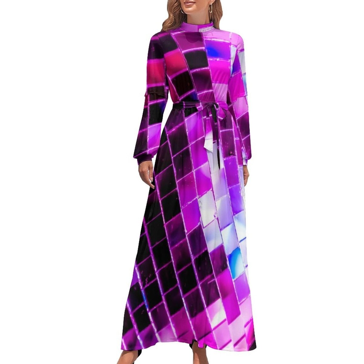 70-Es Évek Diszkóruha Rózsaszín