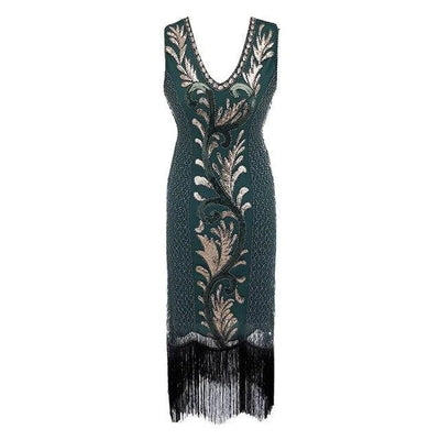Zöld És Arany Gatsby Spirit Ruha