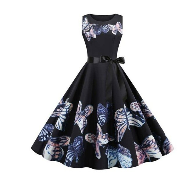 Vintage Lila Lobogó Ruha