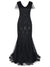 Hosszú Fekete Haute Couture Gatsby Ruha