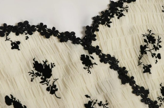 Vintage Khaki Virágos Hosszú Ruha