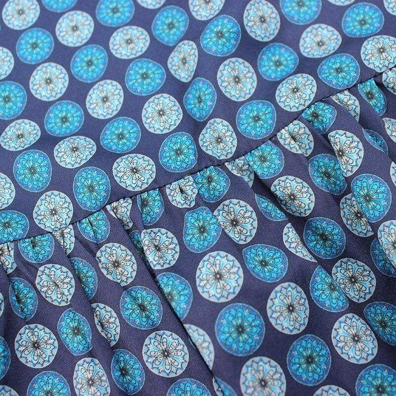 Kék Vintage Maxi Ruha