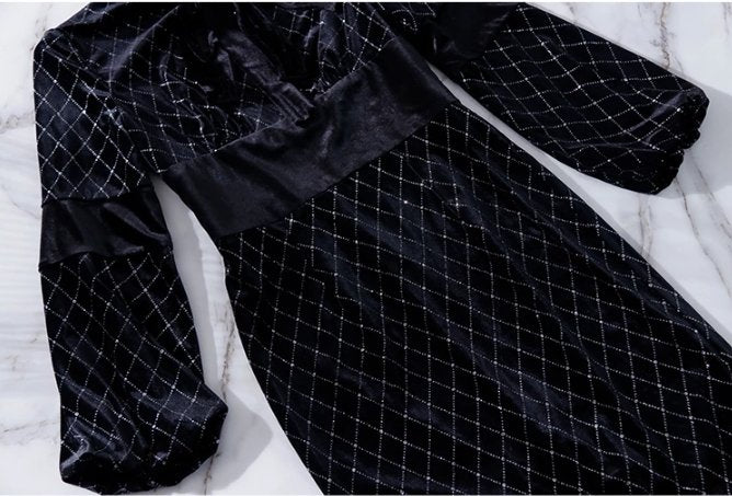 Fekete Arany Vintage Ruha