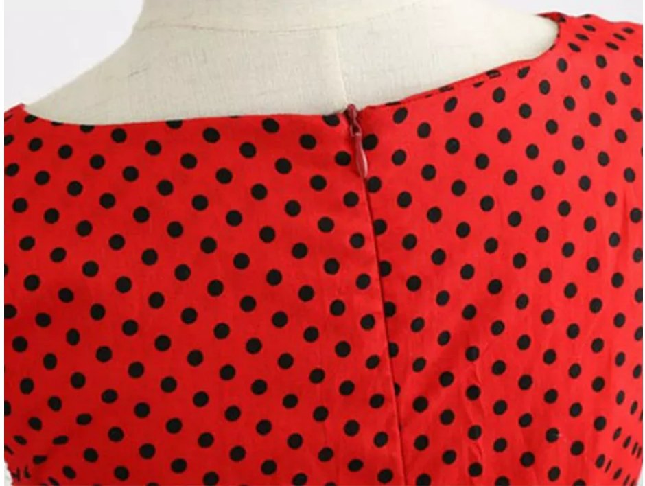 Piros 50-Es Évek Pin Up Ruha