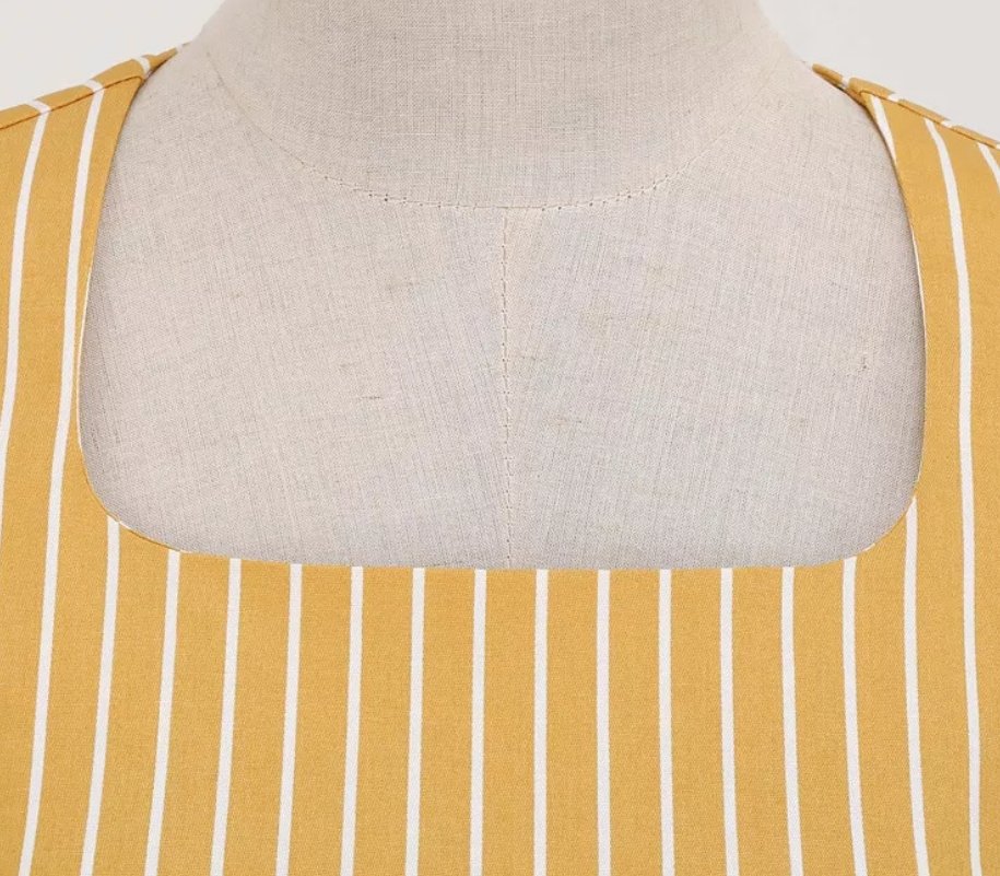 Sárga 50-Es Évek Retro Ruha