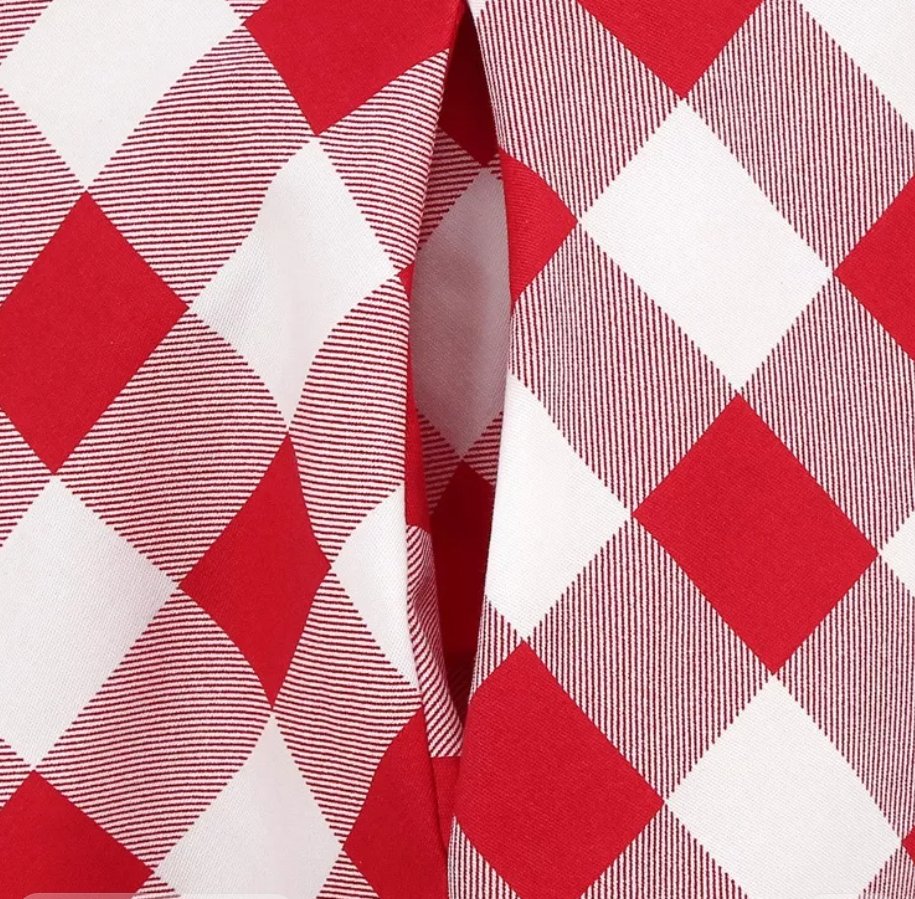 Piros 50-Es Évek Retro Ruha