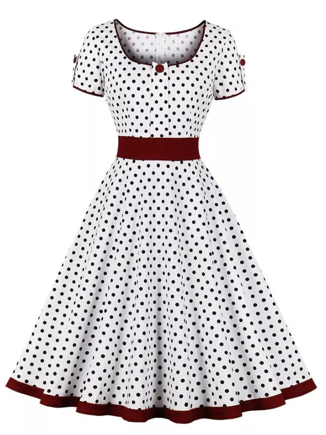 Retro Vintage 50-Es Évek Ruha