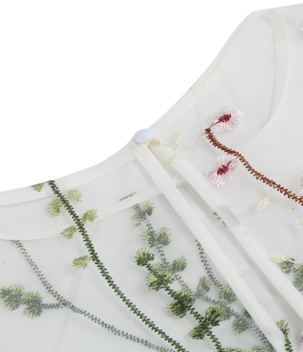 50-Es Évek Stílusú Vintage Virágos Ruha