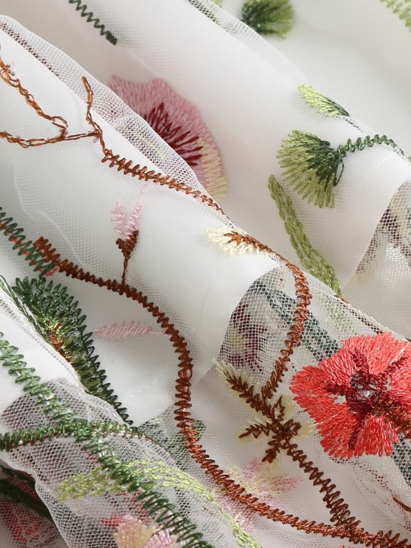 50-Es Évek Stílusú Vintage Virágos Ruha