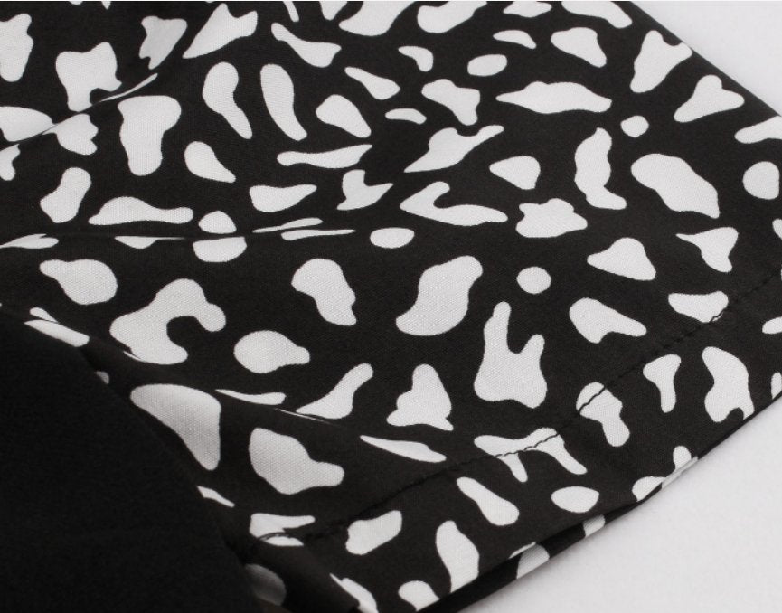 Fekete Vintage 50-Es Évek Stílusú Ruha