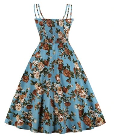 Elegáns Molett Vintage Stílusú Ruha