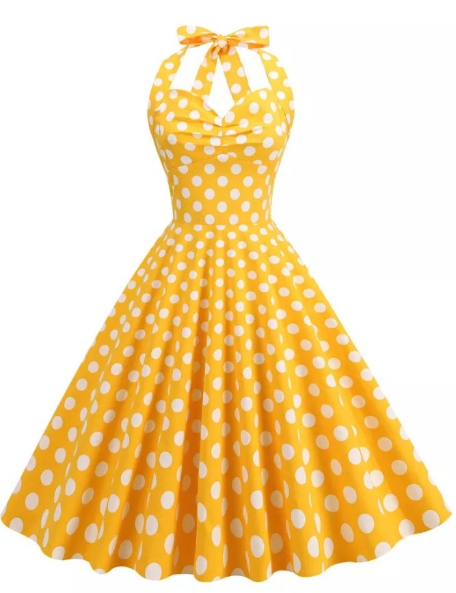 50-Es Évek Swing Ruha Csupasz Váll