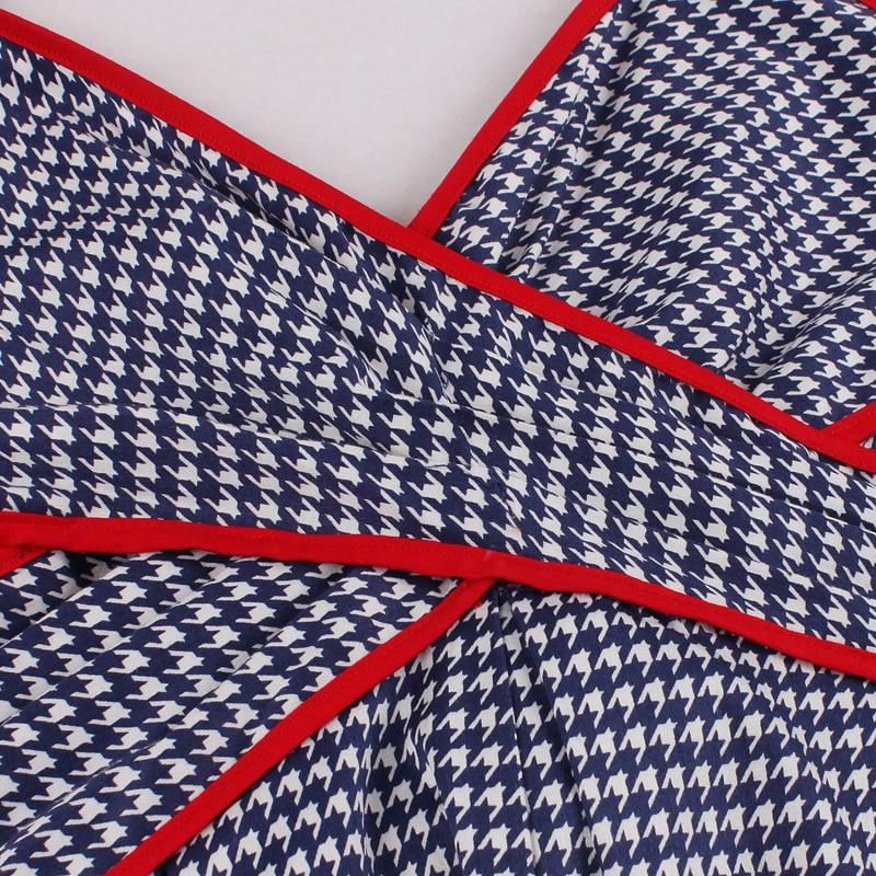 Kék Vintage Kötényes Ruha