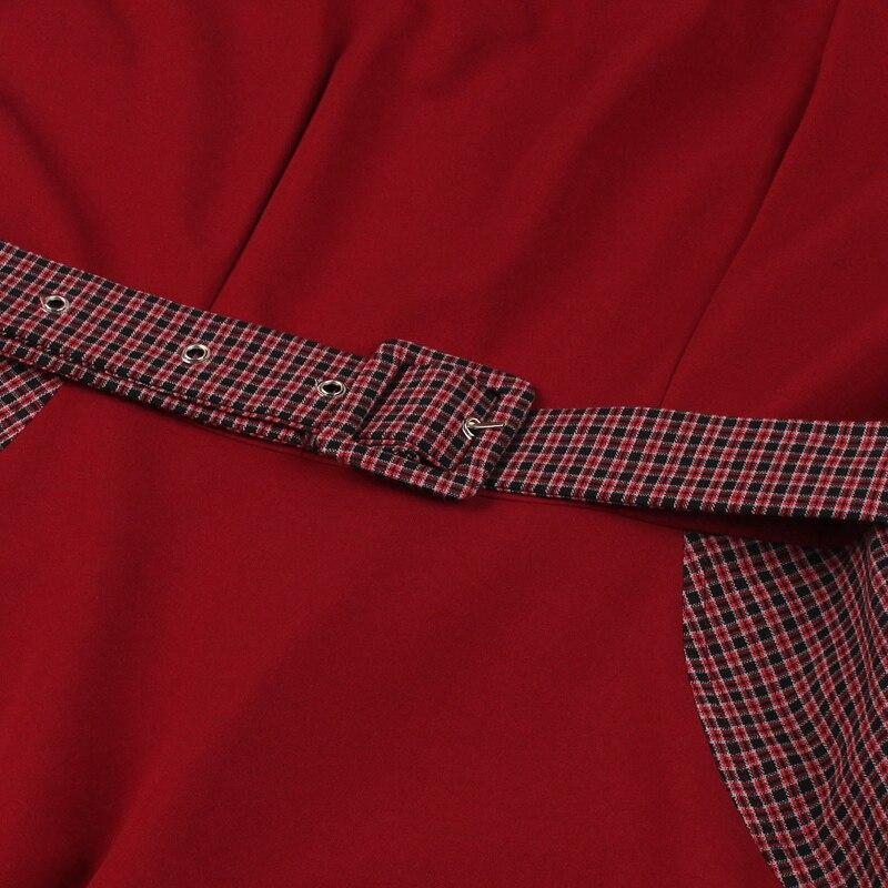 50-Es Évek Trapézruha, Bordó