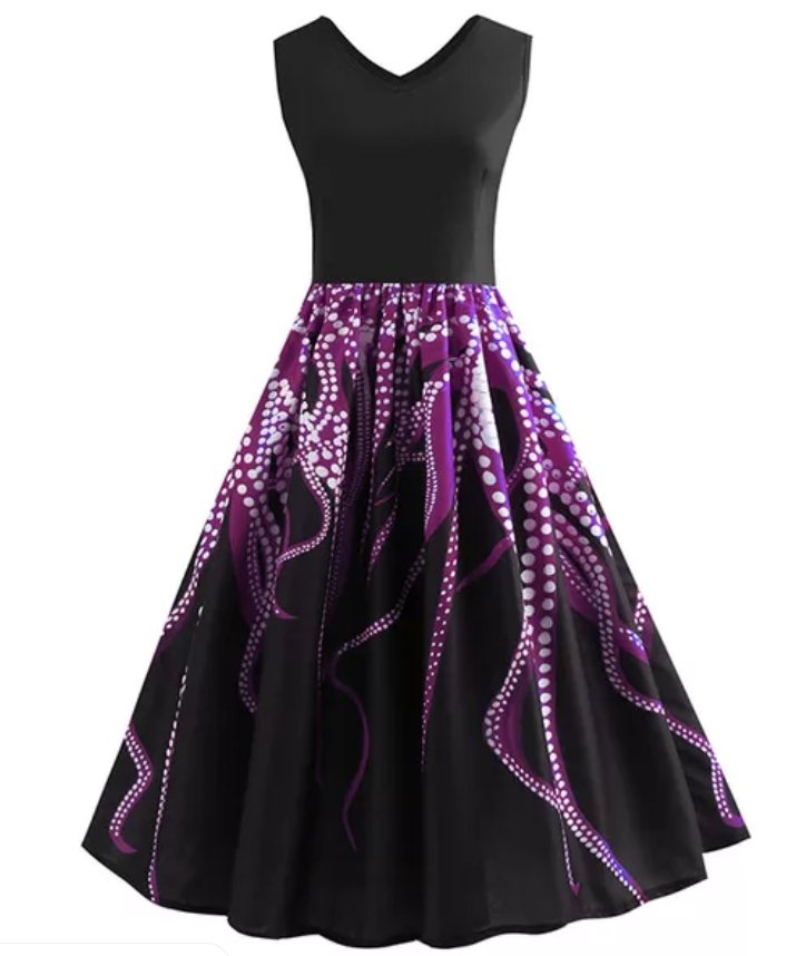 Vintage Ujjatlan A-Vonalú Ruha