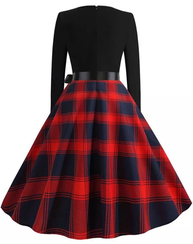 Vintage Őszi Tunika Ruha