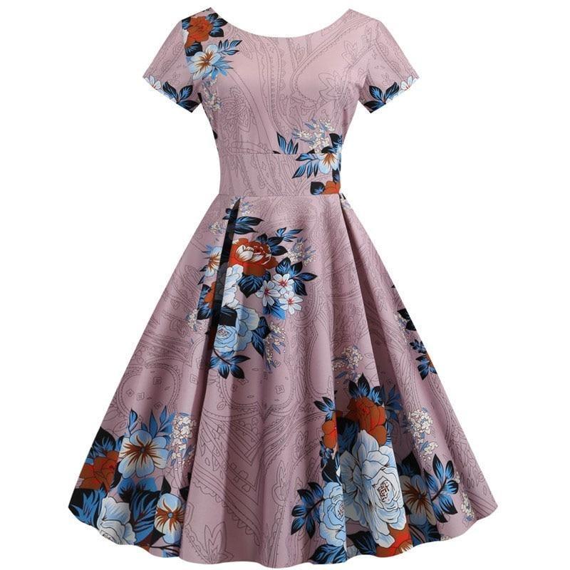Vintage Elegáns Tunika Ruha