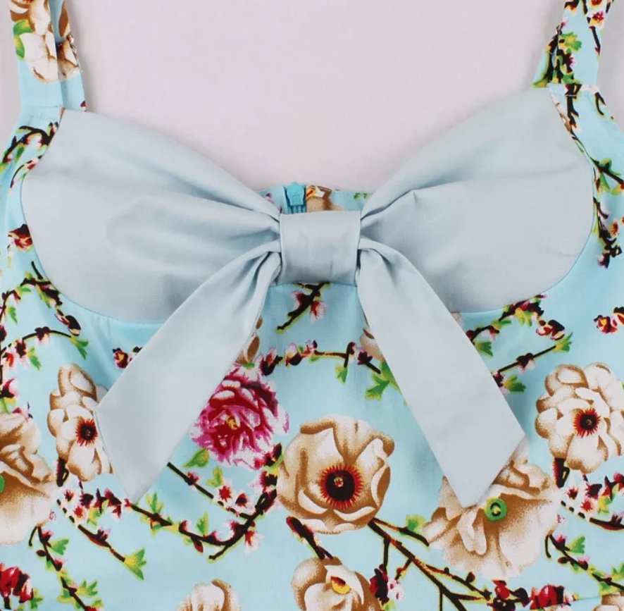 Vintage Tunika Ruha Friss Virágok